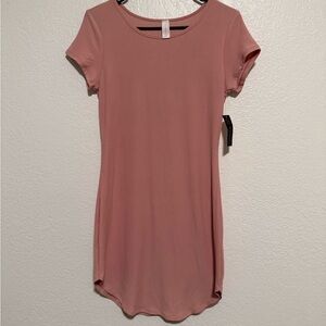 No Boundaries Blush Pink Mini Dress